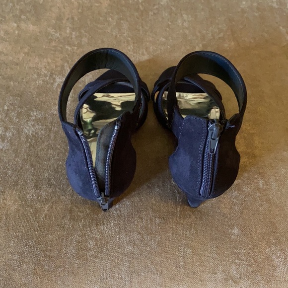 Sophie Taylor Navy Blue Sandals - Picture 3 of 5